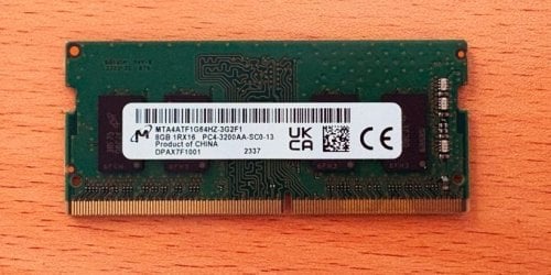 Περισσότερες πληροφορίες για "Dell 8GB DDR4 3200MHz SO-DIMM Laptop RAM"