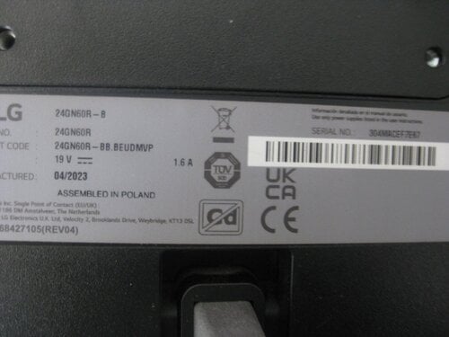 Περισσότερες πληροφορίες για "LG 24GN60R-B (24"/Full HD)"