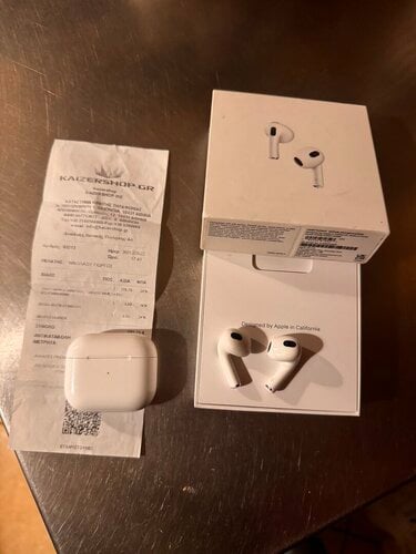 Περισσότερες πληροφορίες για "Apple AirPods (3rd generation) (Άσπρο)"