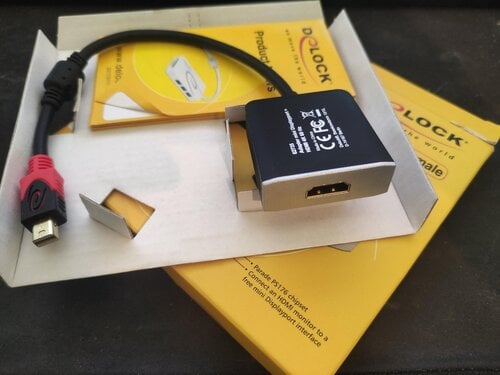 Περισσότερες πληροφορίες για "Delock Adapter mini DisplayPort 1.2 male > HDMI female 4K 60 Hz Active (62735)"