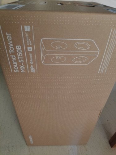 Περισσότερες πληροφορίες για "Samsung Sound Tower MX-ST50B"
