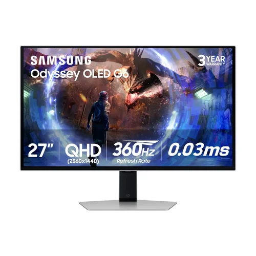 Περισσότερες πληροφορίες για "Odyssey OLED G6 G60SD QHD 360Hz με 5 ετη Eγγυηση Plaisio Premium, Zero Pixel και Burn In"