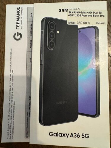 Περισσότερες πληροφορίες για "Samsung a36 128 5g"