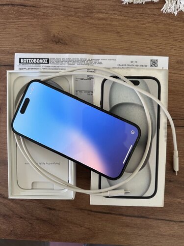Περισσότερες πληροφορίες για "iPhone 15 Black 128Gb Δέχομαι και ανταλλαγη"