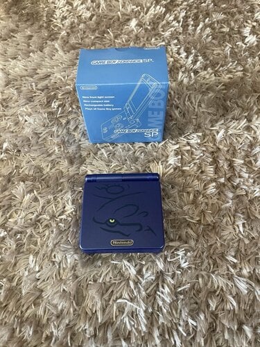 Περισσότερες πληροφορίες για "Nintendo Gameboy Advance SP Sapphire-Kyogre Edition"