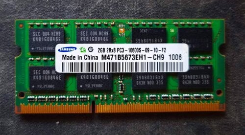 Περισσότερες πληροφορίες για "DDR3L‐1333 2GB Samsung"