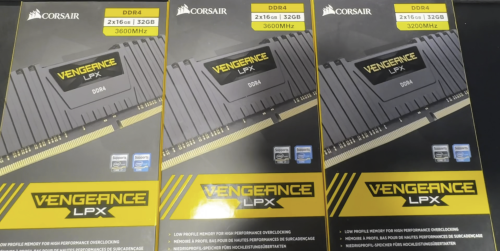 Περισσότερες πληροφορίες για "Desktop RAM DDR4 32GB (2x16GB) τρία kits 3600 και 3200 MHz"