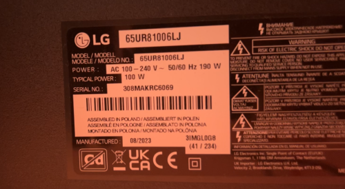 Περισσότερες πληροφορίες για "LG 4K UHD 65UR81006LJ ΜΑΖΙ ΜΕ Govee Smart Ταινία LED Backlight T2"