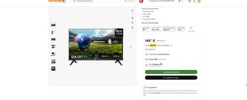 Περισσότερες πληροφορίες για "Hisense Smart Τv 32'' ΚΑΙΝΟΥΡΓΙΑ ΣΦΡΑΓΙΣΜΕΝΗ"