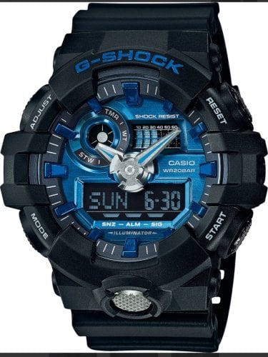 Περισσότερες πληροφορίες για "Casio G-Shock GA-710-1A2 + GA-100L"