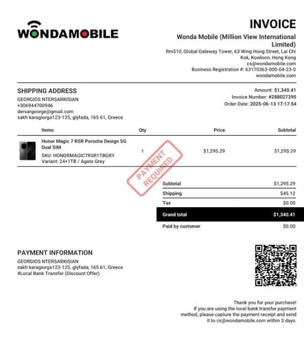 Περισσότερες πληροφορίες για "Honor Magic 7 RSR Porsche Design 5G Dual SIM  Variant: 24+1TB/Agate Grey"