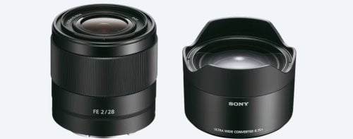 Περισσότερες πληροφορίες για "Sony AF FE 28mm F2 + Sony ultra wide converter για μετατροπή του σε 20mm F2.8"