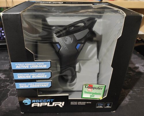 Περισσότερες πληροφορίες για "ROCCAT APURI - USB hub with mouse bungee"