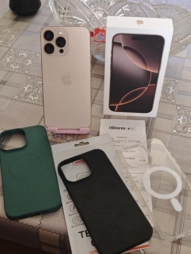 Περισσότερες πληροφορίες για "Iphone 16 Pro Max Desert 256 από Istorm(Ανταλλαγή ή Πώληση)"