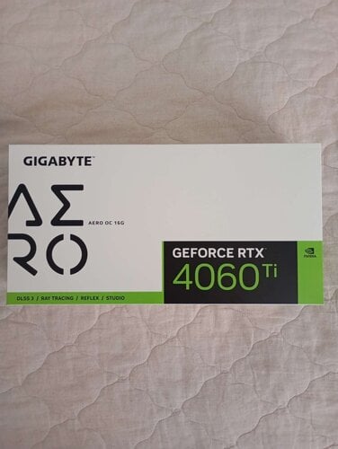 Περισσότερες πληροφορίες για "Gigabyte GeForce RTX 4060 Ti AERO OC"