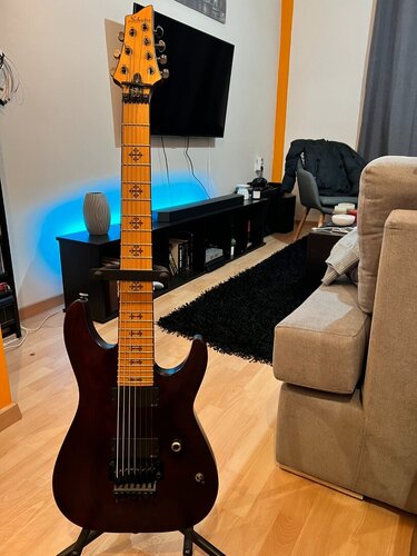 Περισσότερες πληροφορίες για "Schecter JL-7 FR Vampyre Satin Red (Jeff Loomis Signature)"