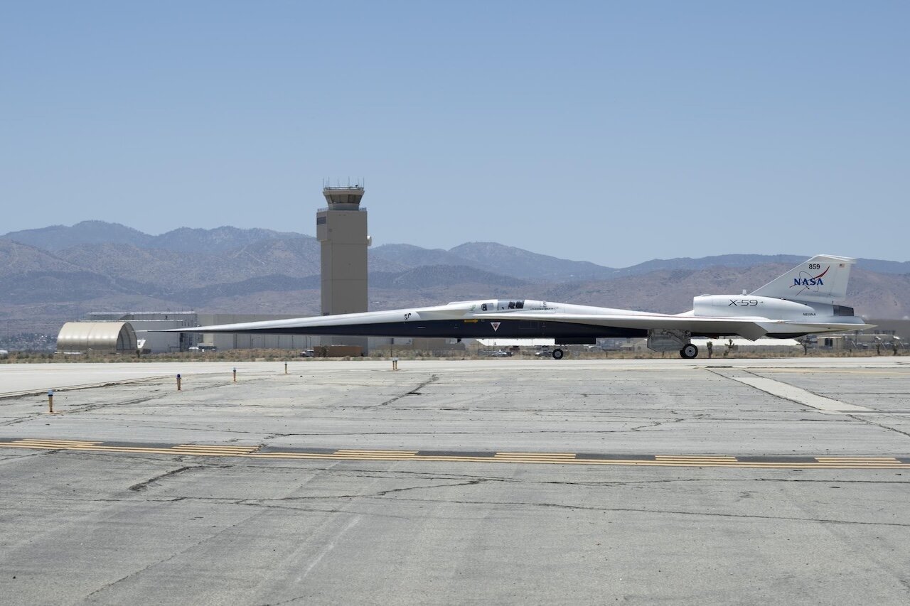 Το αεροσκάφος X-59 της NASA ξεκινά δοκιμές τροχοδρόμησης πριν την πρώτη πτήση