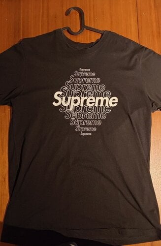 Περισσότερες πληροφορίες για "Supreme Black T-Shirt – Authentic – Made in Italy – Medium  καινούργια"