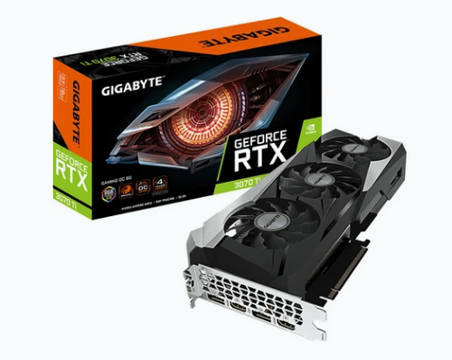 Περισσότερες πληροφορίες για "Gigabyte GeForce RTX 3070 Ti GAMING 8G"