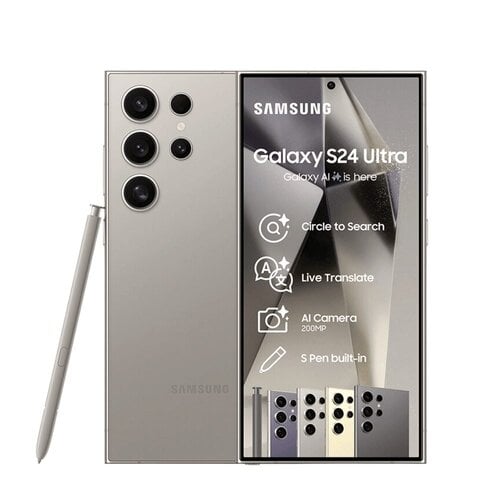 Περισσότερες πληροφορίες για "Samsung Galaxy S24 Ultra (Γκρι/256 GB)"