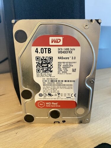 Περισσότερες πληροφορίες για "Western Digital RED WD40EFRX 4TB NAS"
