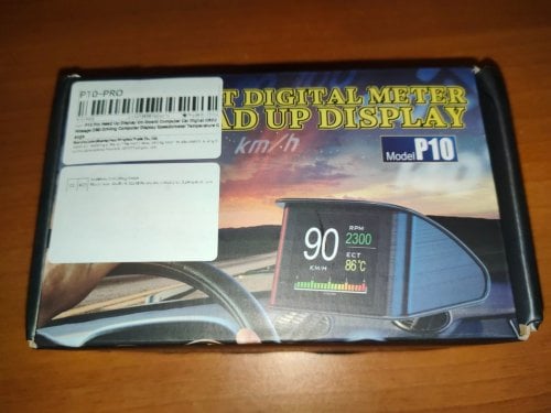 Περισσότερες πληροφορίες για "P10 Pro Head Up Displays (OBD2)"