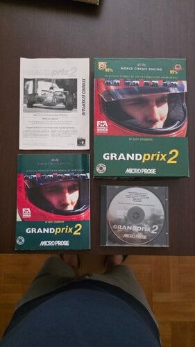 Περισσότερες πληροφορίες για "Grand Prix 2 CD Pc Vintage Game 1996 στο κουτί του σε άριστη κατάσταση."
